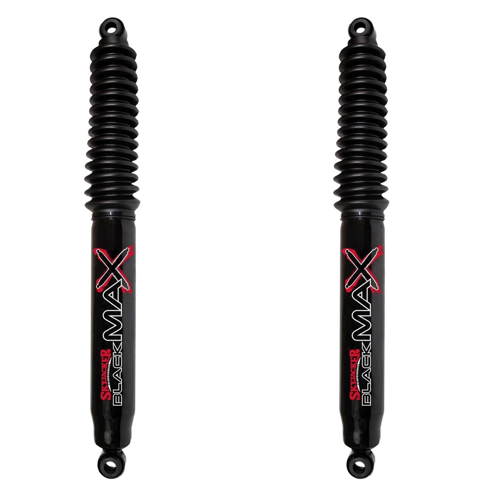 Skyjacker Black MAX Hydro Shocks Rear Pair for 2014-2018 GMC Sierra 1500 4WD RWD w/1.5-3" lift