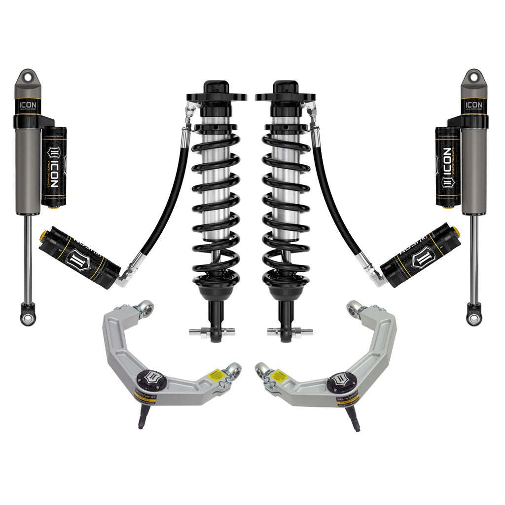 ICON K93114 Stage 4 Suspension System Billet UCA Ford F150 4WD 0-2.75" Lift