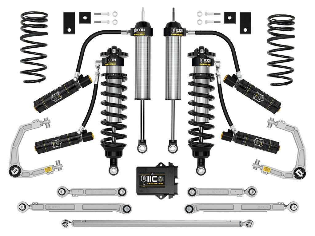 Icon 3-4.25" Stage 4 3.0 Suspension System Billet Kit for 2023-2025 Toyota Sequoia 4WD TRD Pro