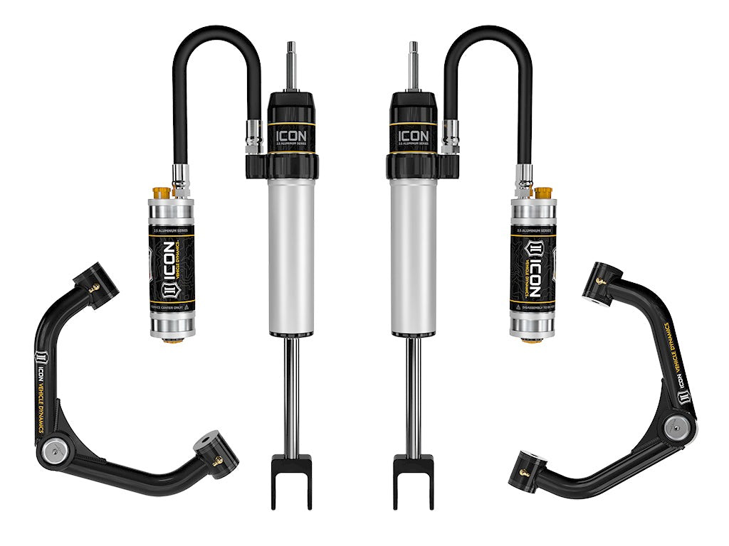 Icon 0-2" CDCV Shocks System w/ Tube UCA Kit for 2020-2024 GMC Sierra 2500 HD 4WD RWD