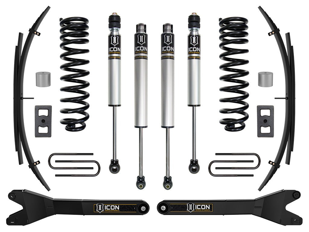 Icon 2.5" Stage 1 Suspension System w/Radius Arms & expansion Pack Kit for 2023-2025 Ford F250 Super Duty 4WD Gas