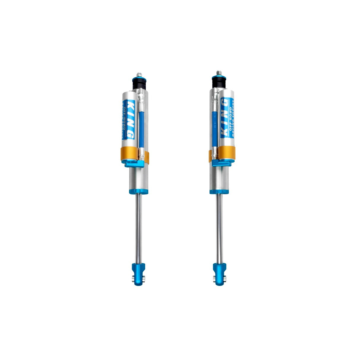King 25001-210 Rear 2.5 Piggyback Hose Res. Shock (Pair) Ram 1500 4WD