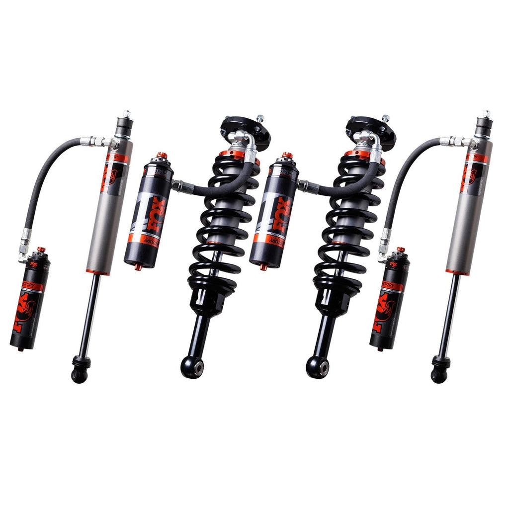 Fox 2.5 Factory Race Series Internal Bypass w/ DSC Coilovers + Rear Shocks Set for 2003-2024 Toyota 4Runner 4WD RWD w/2-3" lift