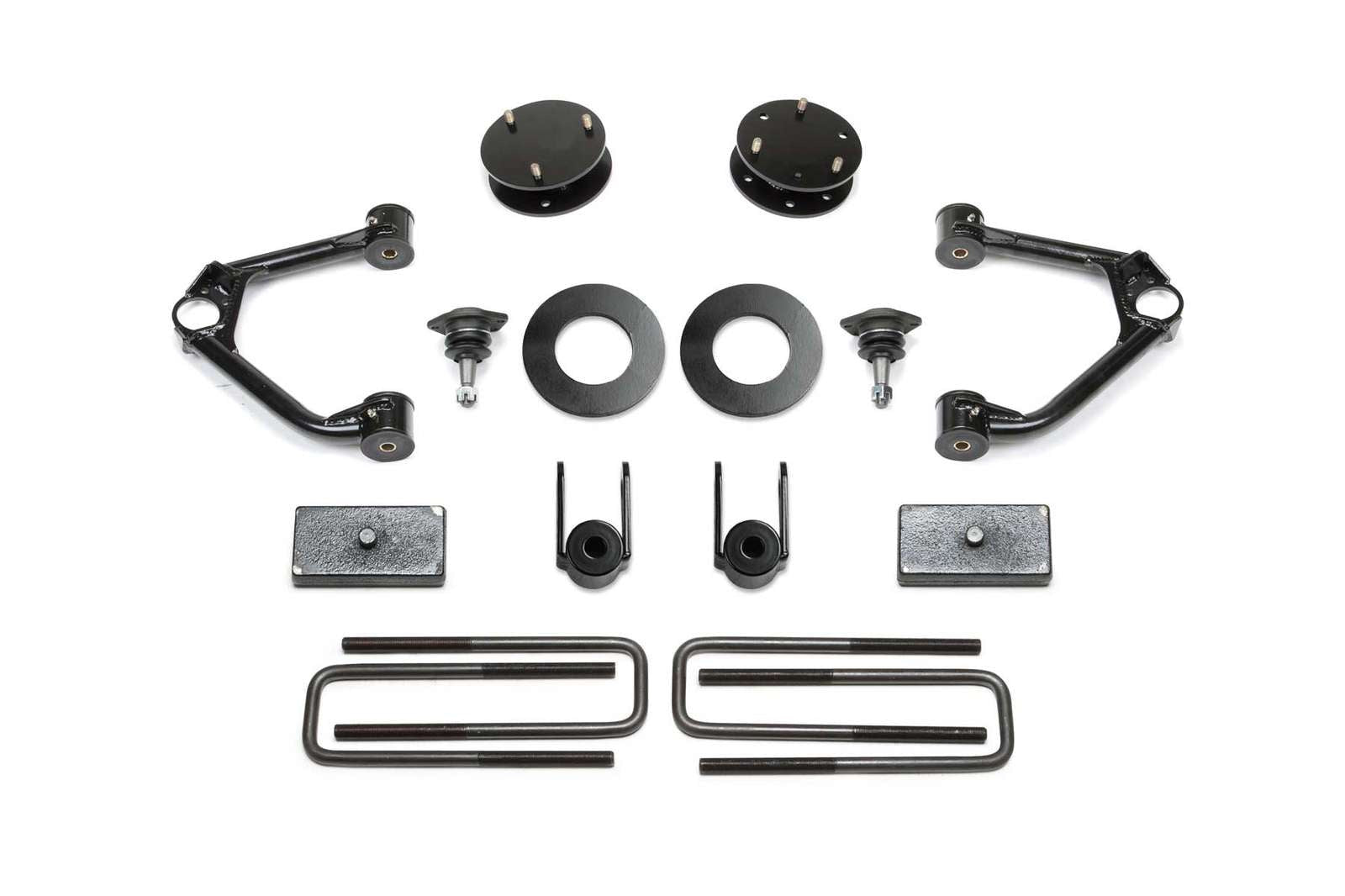 Fabtech 3" Ball Joint UCA Lift Kit w/Factory Adaptive Ride Control for 2019-2024 Chevrolet Silverado 1500 4WD w/3" lift