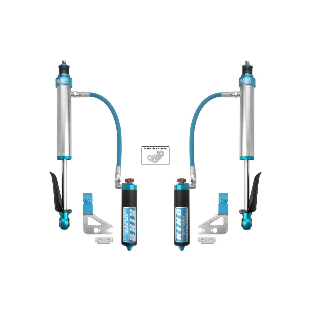 King 25001-397A Rear 2.5 Remote Res. Coilover & Adjuster (Pair) Toyota Tundra