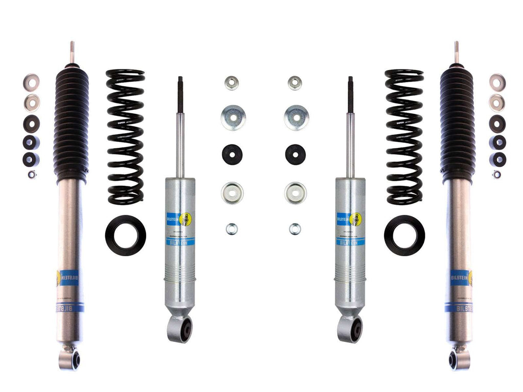 Bilstein 6112 Strut & Spring + Rear 5100 Shocks Set for 2000-2006 Toyota Tundra 4WD RWD