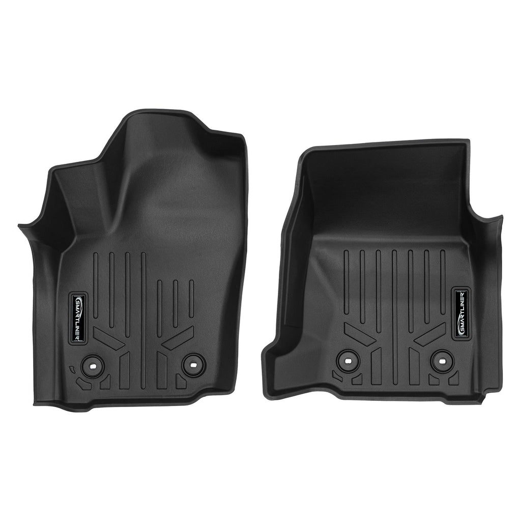 SMARTLINER All Weather Custom Fit Floor Liner fits 2024+ Toyota Tacoma Hybrid Double Cab with Carpet