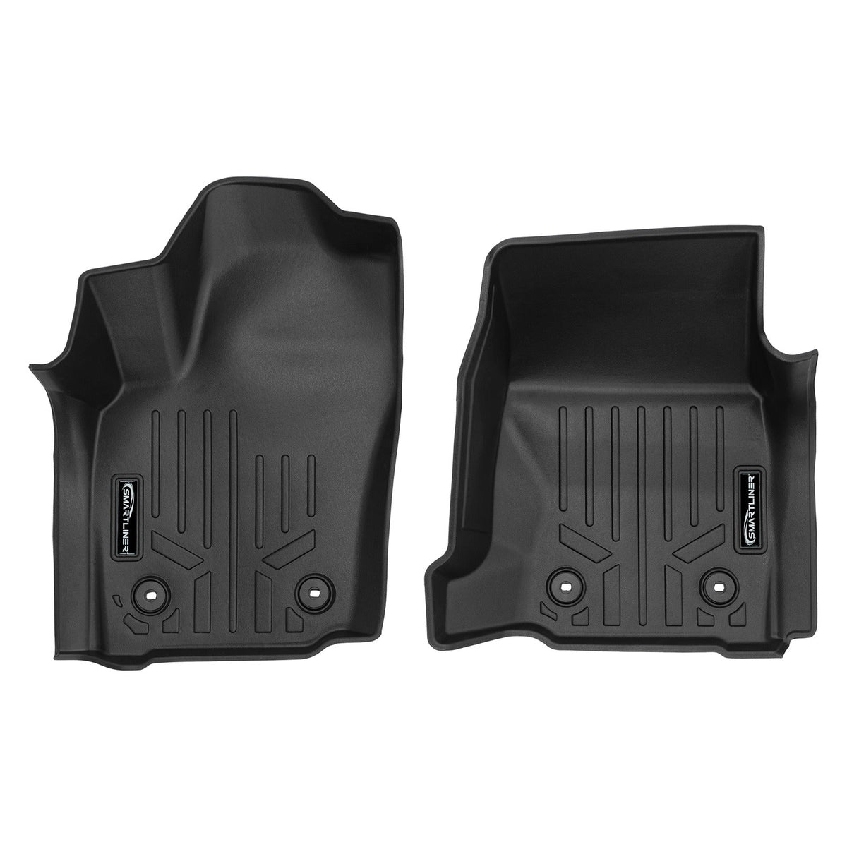 SMARTLINER All Weather Custom Fit Floor Liner fits 2024+ Toyota Tacoma Hybrid Double Cab with Carpet