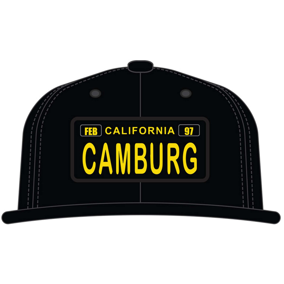Camburg Legacy Trucker Cloth Hat - Black
