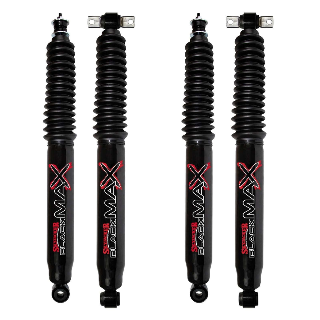 Skyjacker Black MAX Hydro Shocks Set for 2007-2018 Jeep Wrangler JK 4WD