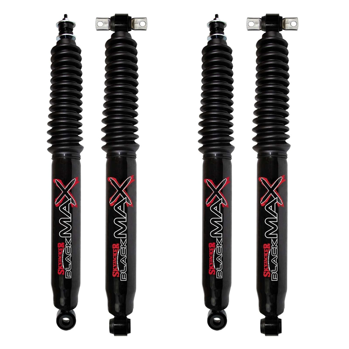 Skyjacker Black MAX Hydro Shocks Set for 2007-2018 Jeep Wrangler JK 4WD