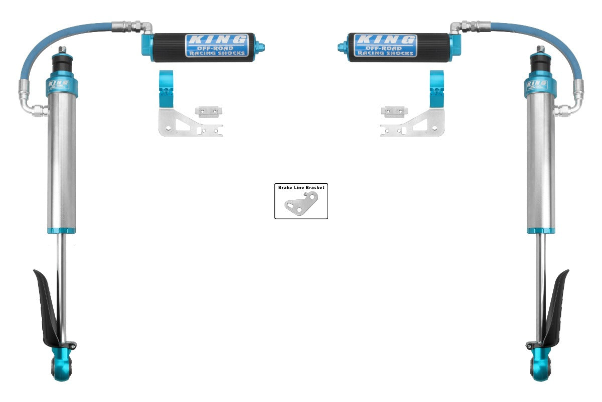 King Shocks 2.5 Performance w/ Remote Reservoir Shocks Rear Pair for 2025-2026 Toyota 4Runner 4WD RWD