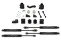Fabtech 3" Spacer System w/Stealth Shocks Kit for 2007-2018 Jeep Wrangler JK 4WD w/3" lift