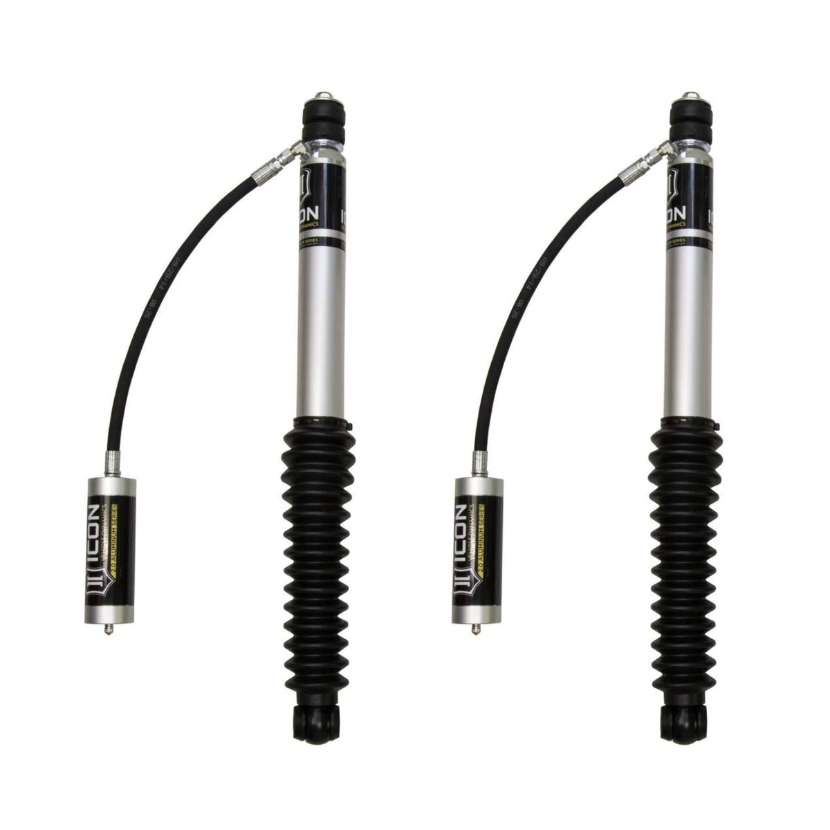 Icon 2.0 Remote Reservoir Shocks Rear Pair for 2003-2022 Toyota 4Runner 4WD RWD w/1-3" lift
