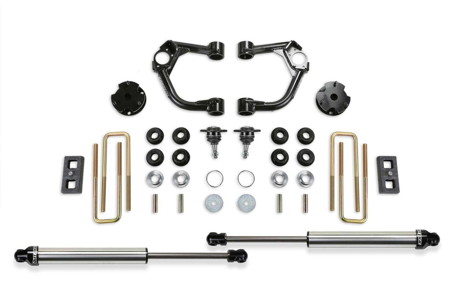 Fabtech 3.5" Ball Joint UCA System w/Rear 2.25 Shocks Kit for 2019-2023 Ford Ranger 4WD w/3.5" lift
