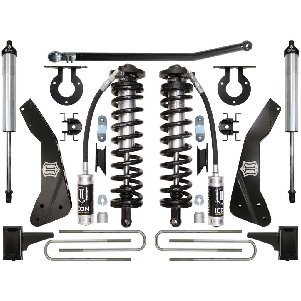 ICON K63132 Stage 2 Coilover Conversion System Ford F250/F350 4-5.5" Lift