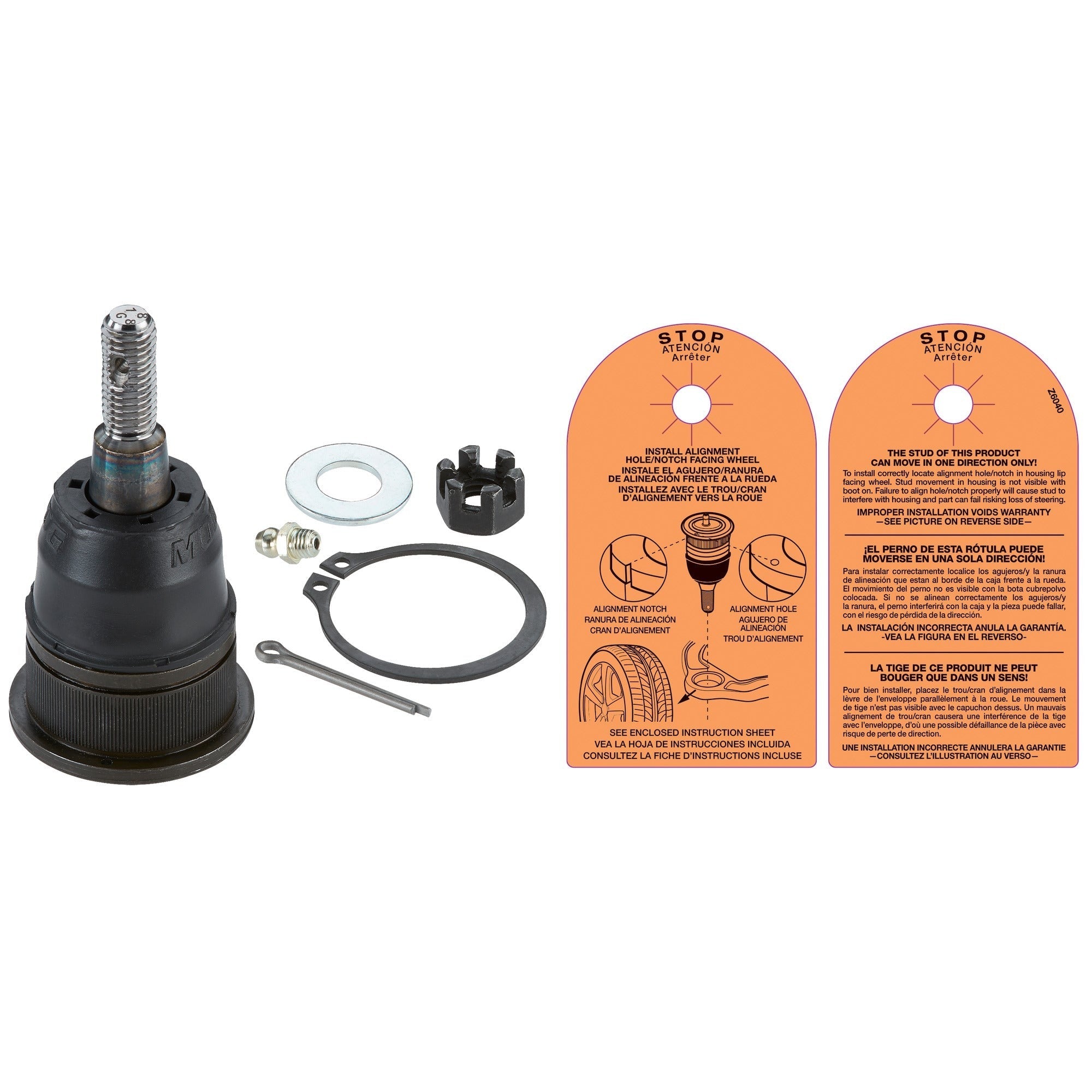 Moog K6696 Front Upper Suspension Ball Joint