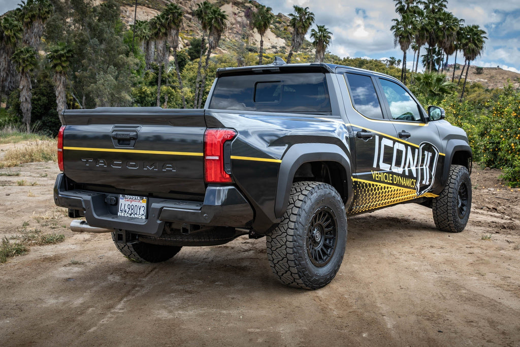 Icon 1.25-3" Stage 10 Suspension System w/Tubular Overland Coils Rear Kit for 2024-2025 Toyota Tacoma 4WD