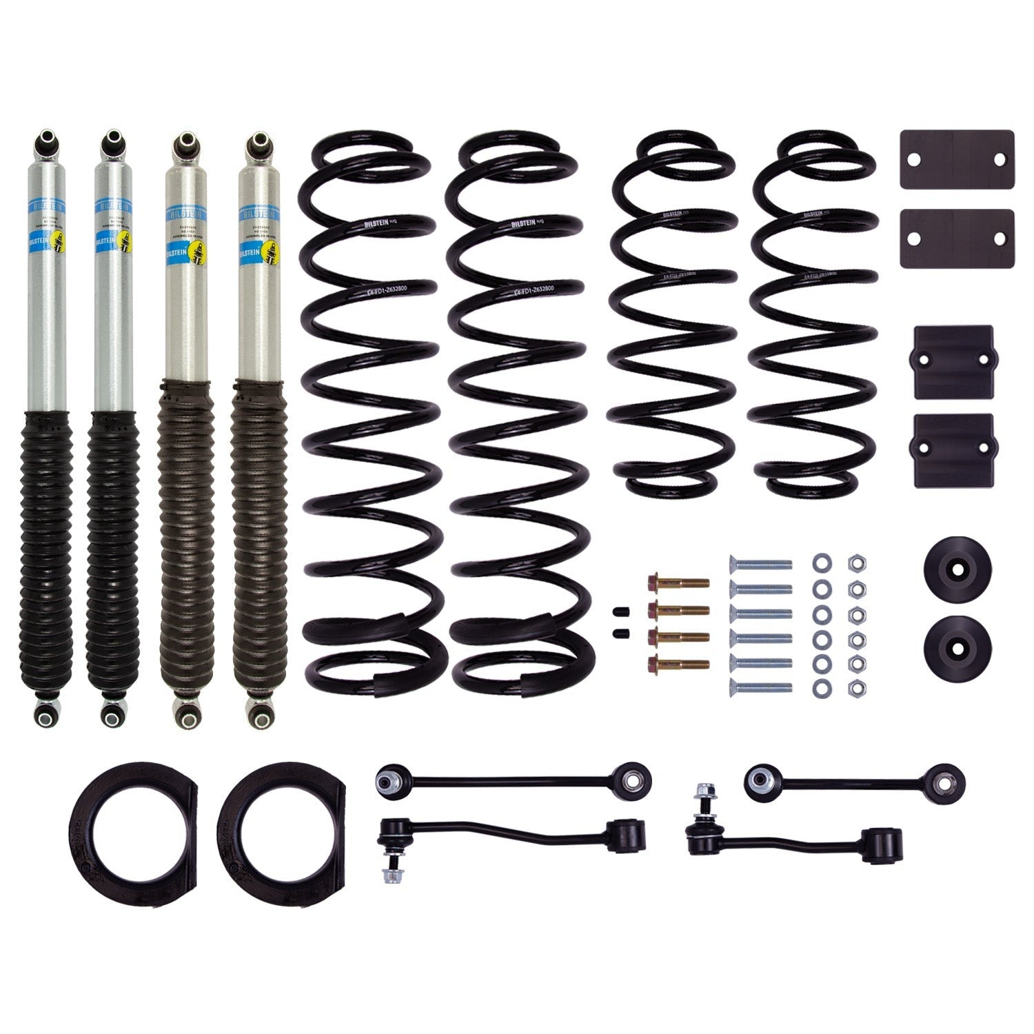 Bilstein 5100 Lift Kit for 2018-2024 Jeep Wrangler JL w/1.5" lift