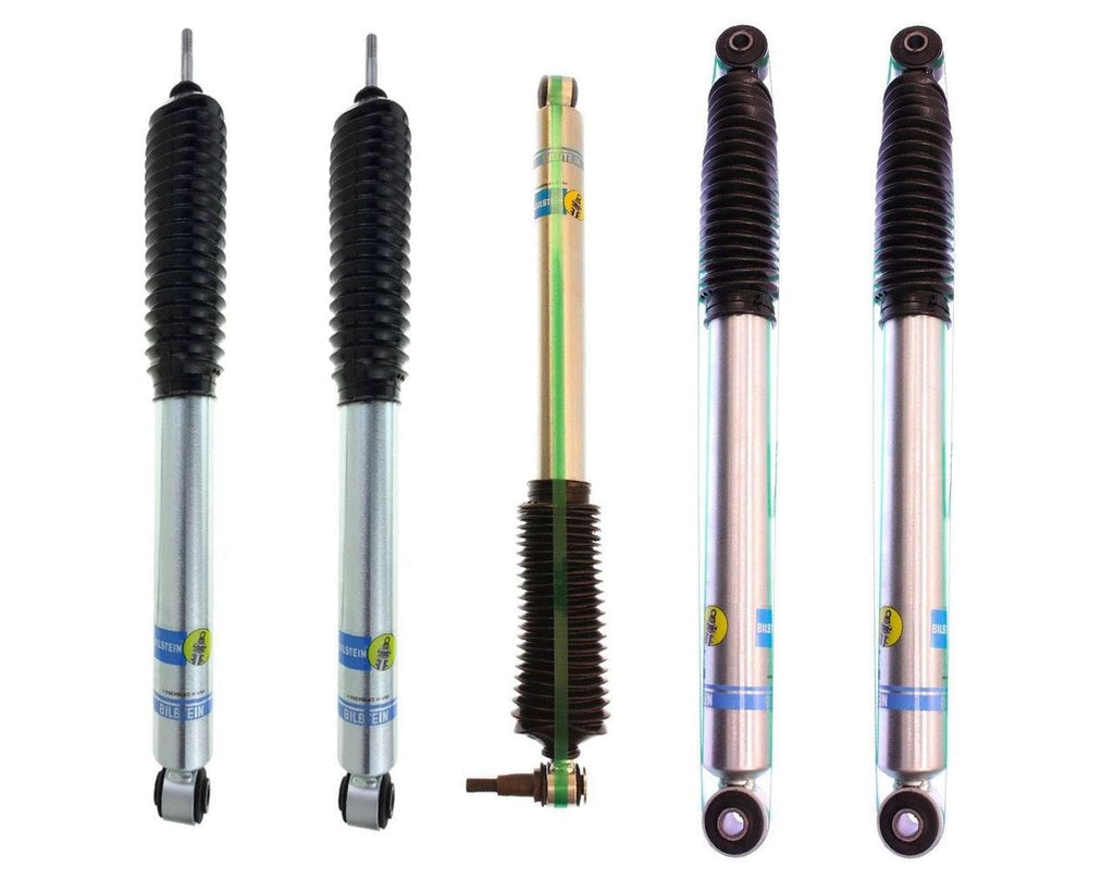 Bilstein 5100 Monotube Shocks & Steering Stabilizer Kit for 1999-2004 Chevrolet Silverado 2500 4WD RWD