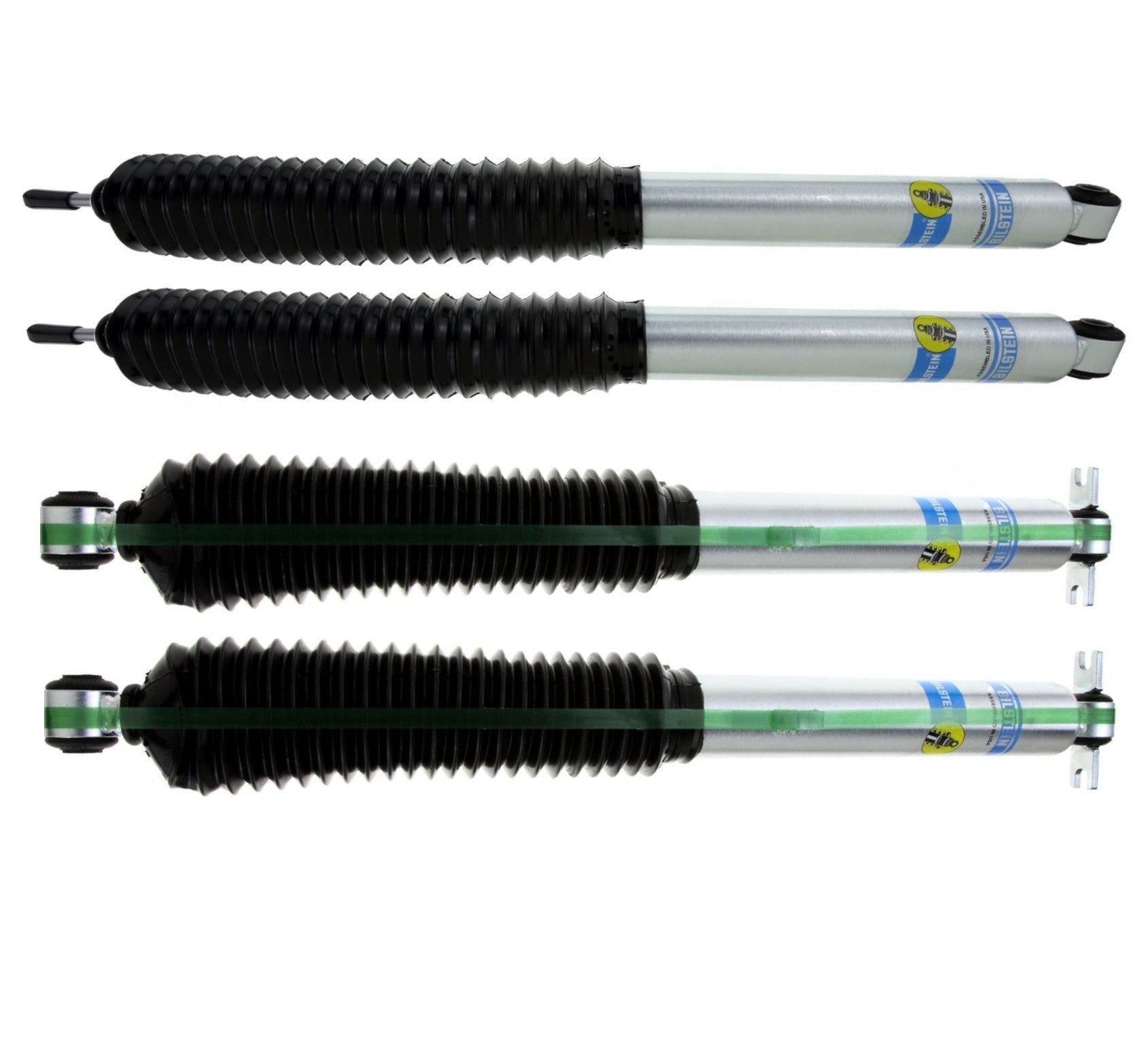 Bilstein B8 5100 Front and Rear Shocks For 3.5-5" Long Arm Lift Kit 24-186872, 33-186887