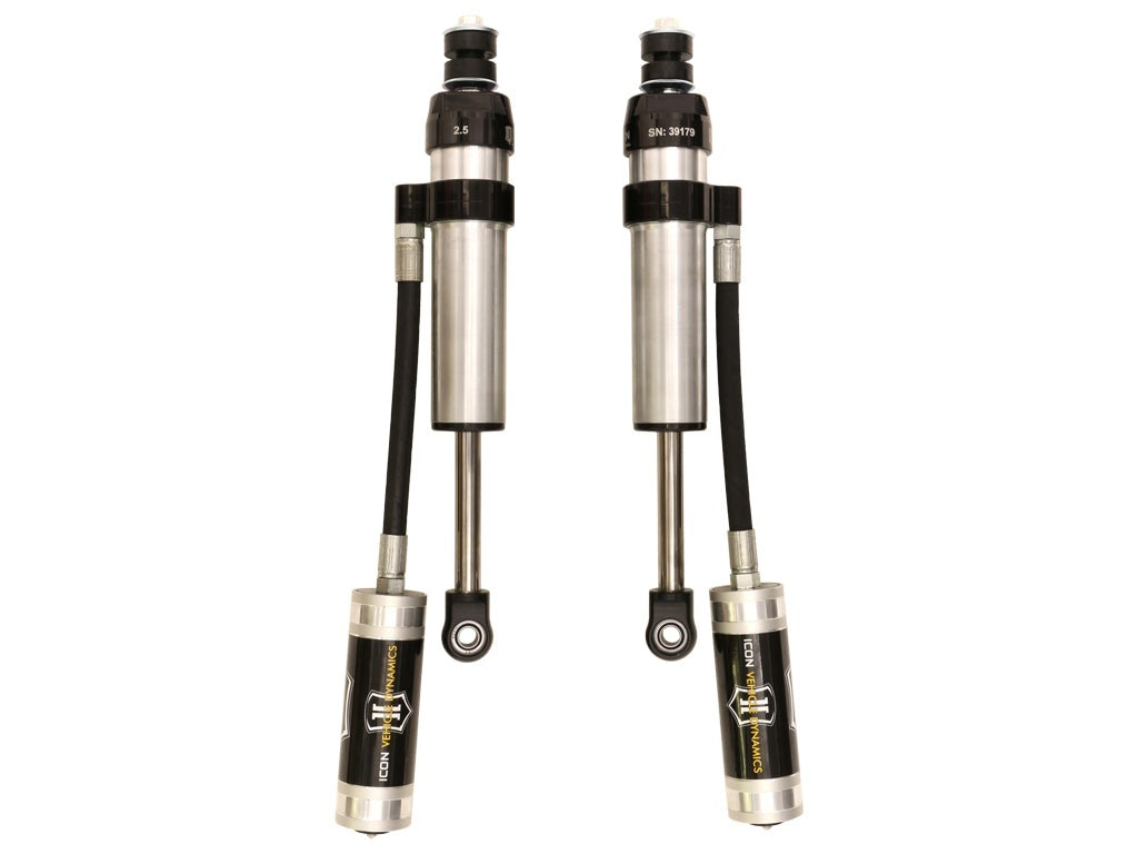 Icon 2.5 Remote Reservoir Shocks Pair for 1998-2007 Lexus LX470 w/0-3" lift