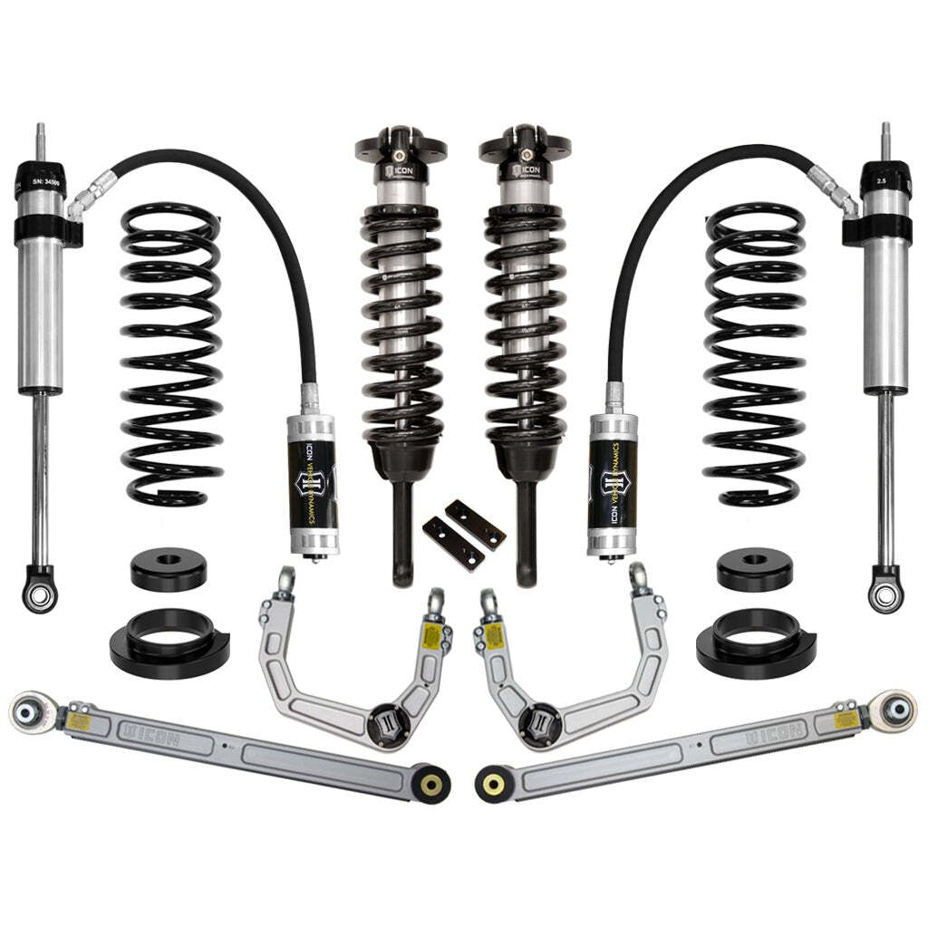 ICON K53174 Stage 4 Suspension System Billet UCA Lexus GX470 0-3.5" Lift