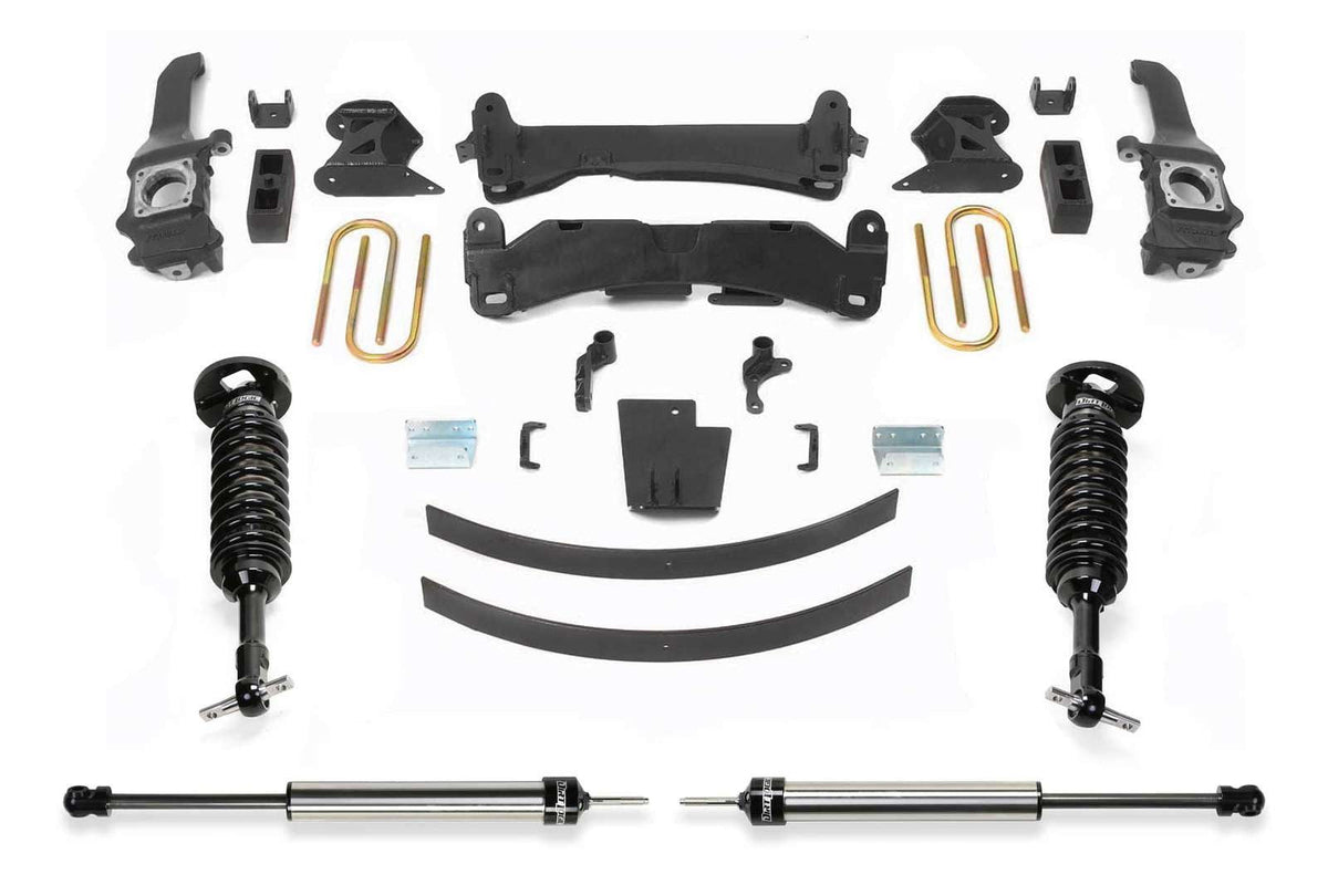 Fabtech 6" Performance System w/Front Dirt Logic 2.5 Coilovers & Rear 2.25 Shocks Kit for 2016-2023 Toyota Tacoma 4WD RWD w/6" lift 6-Lug