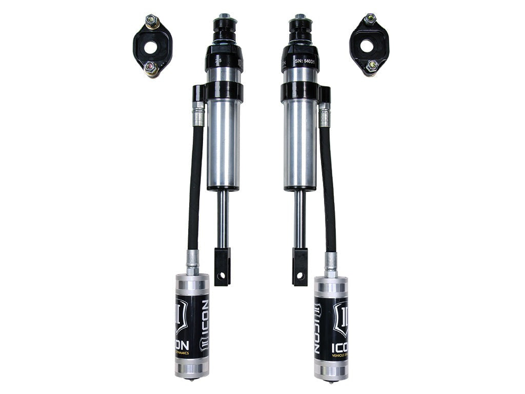 Icon 2.5 Remote Reservoir Shocks Pair for 2011-2019 Chevrolet Silverado 3500 HD