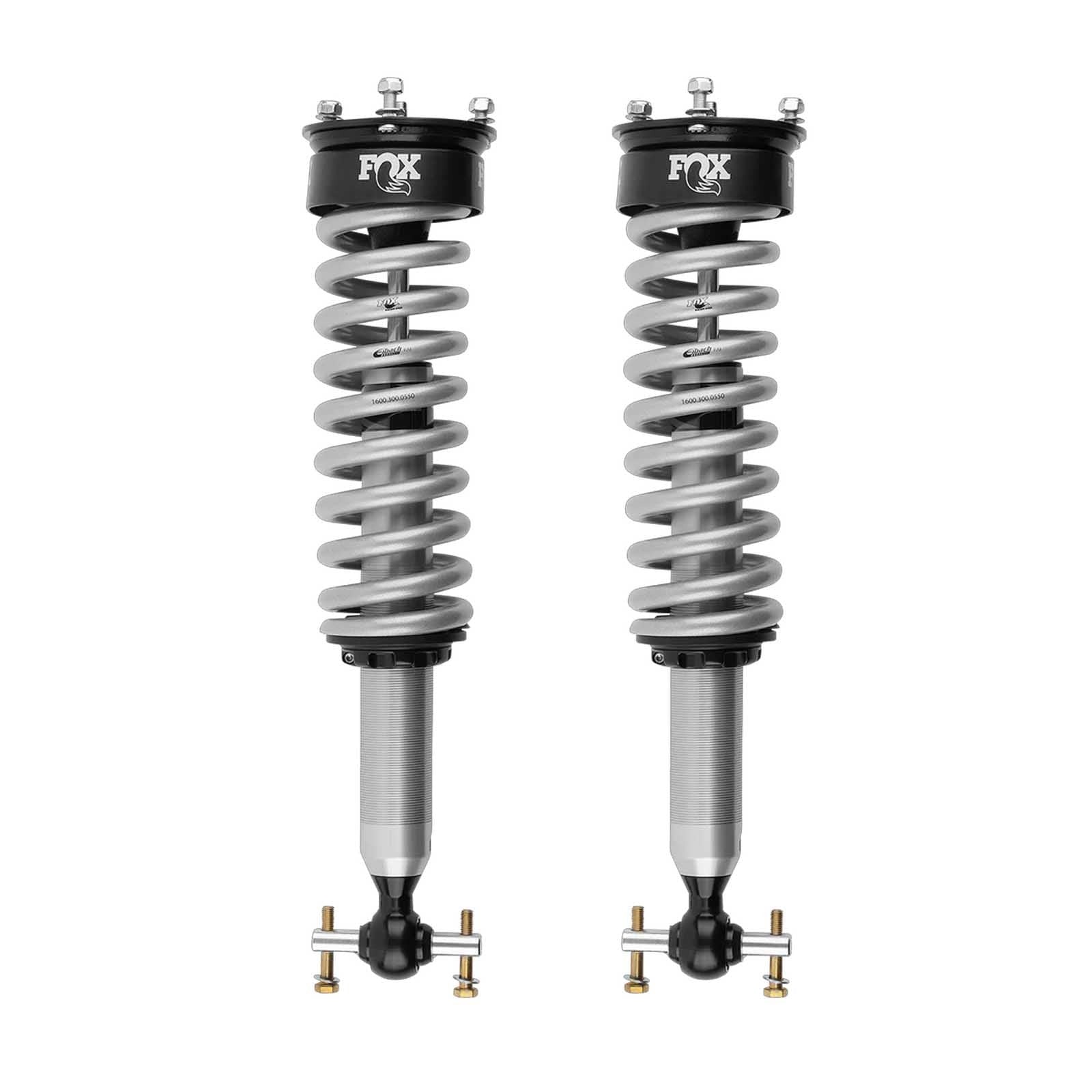 Fox 2.0 Performance Series Coilovers Front Pair for 2019-2024 Chevrolet Silverado 1500 4WD RWD w/2-3.5" lift