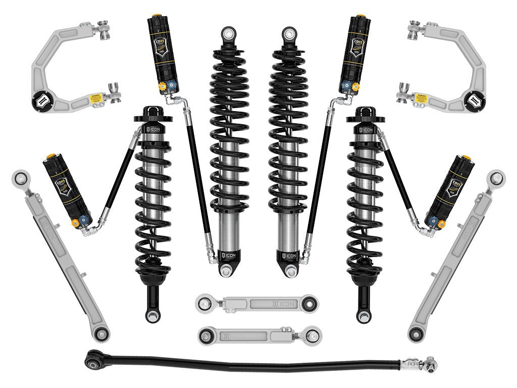 Icon 3-4" Lift Stage 7 Suspension System CDXS Billet Kit for 2021-2023 Ford Bronco