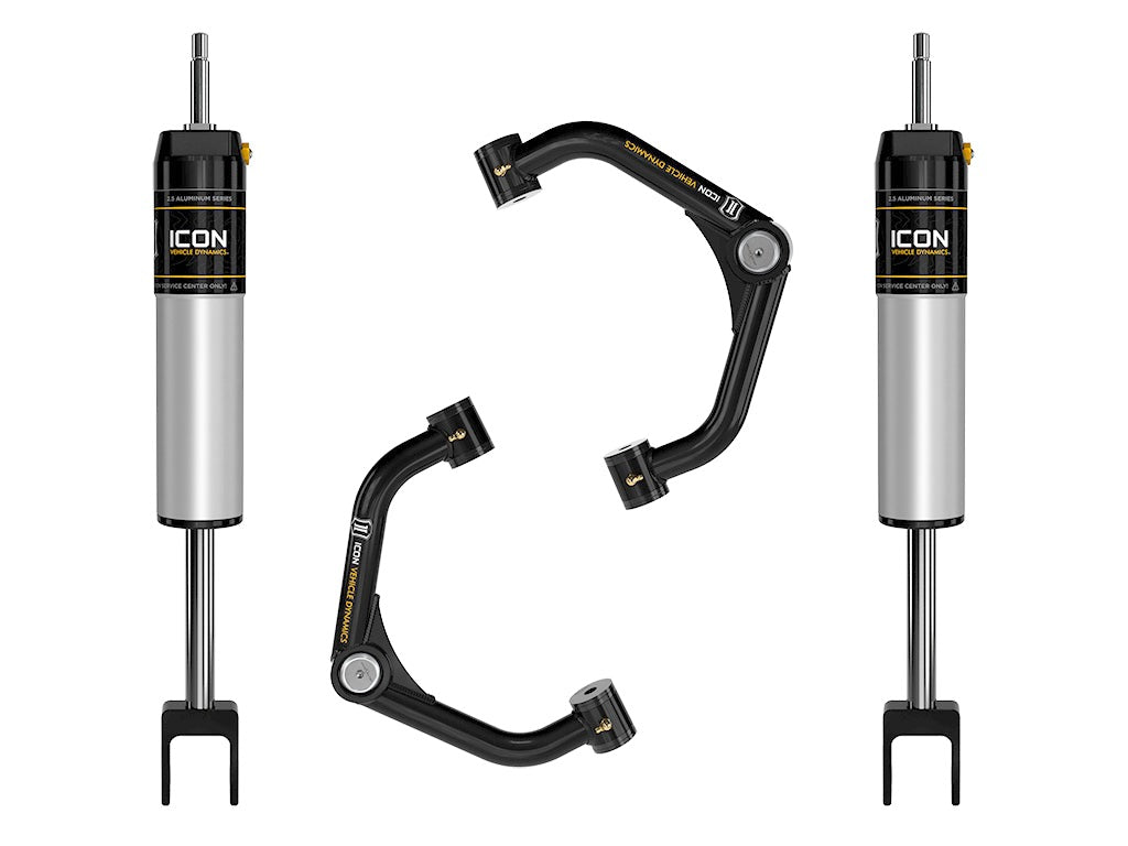 Icon 0-2" IR Shocks System w/ Tube UCA Kit for 2020-2024 GMC Sierra 2500 HD 4WD RWD