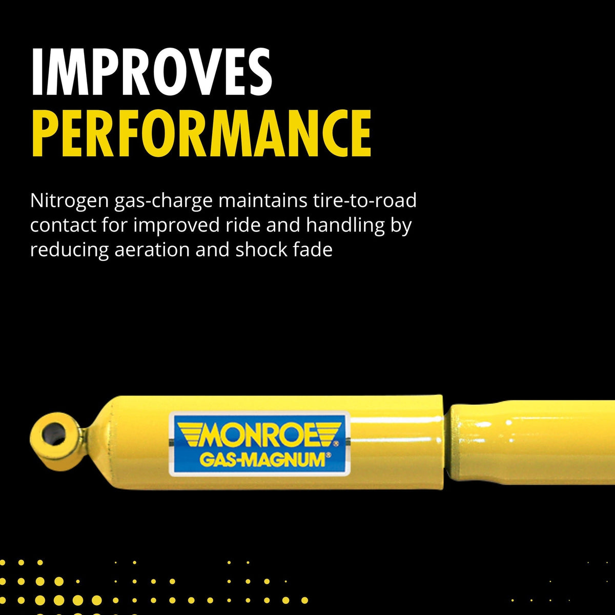 Monroe 34525 Front Gas-Magnum Shock Absorber Ford F-250 Super Duty, F-350 Super Duty