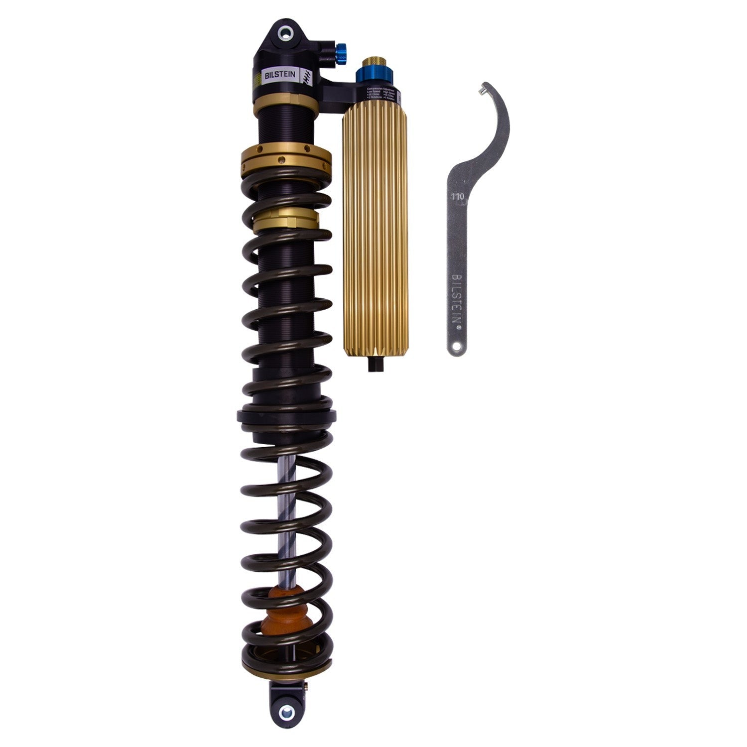 Bilstein 41-338124 Front Right Black Hawk Powersports Shock and Coil Spring Assembly Can-Am Maverick X3 Max RS Turbo