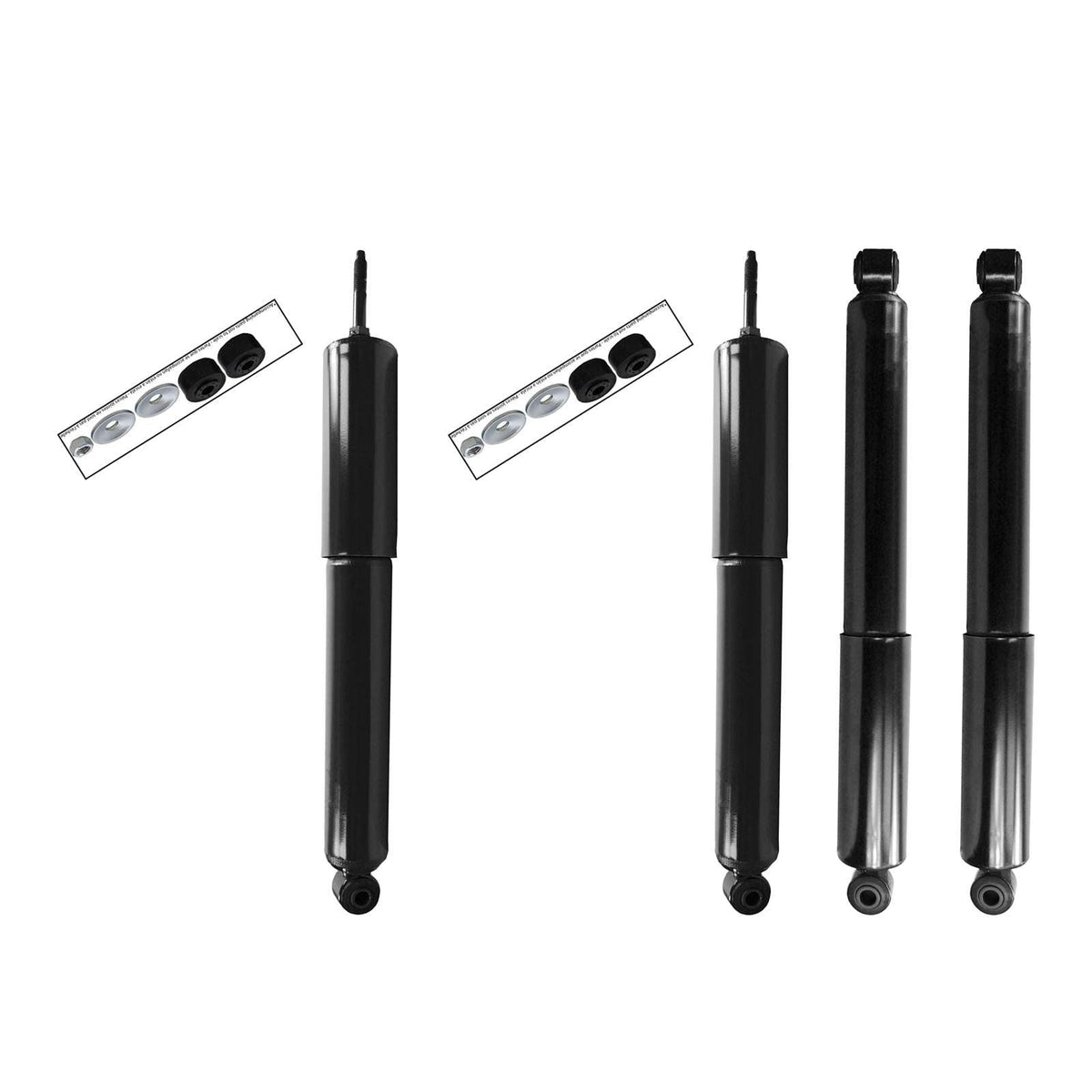 Monroe Magnum OE Replacement Shocks Set for 2009 Dodge Ram 5500