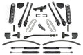 Fabtech 8" 4 Link System w/Stealth Shocks Kit for 2017-2024 Ford F250 Super Duty 4WD w/8.0" lift