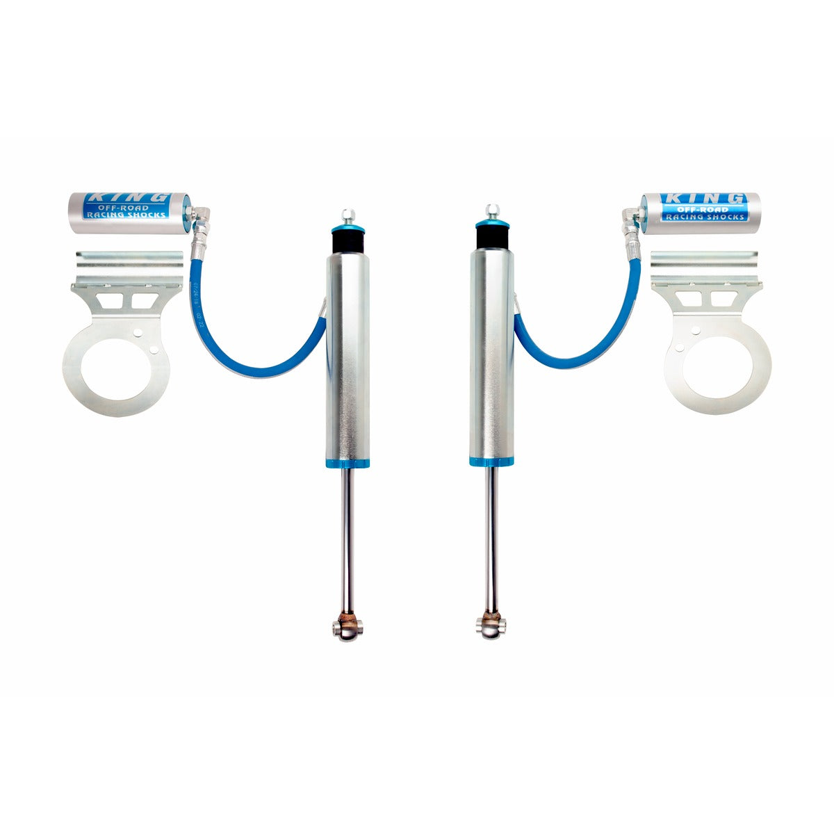 King 25001-327 Front 2.5 Piggyback Hose Shock (Pair) Ram 2500 4WD