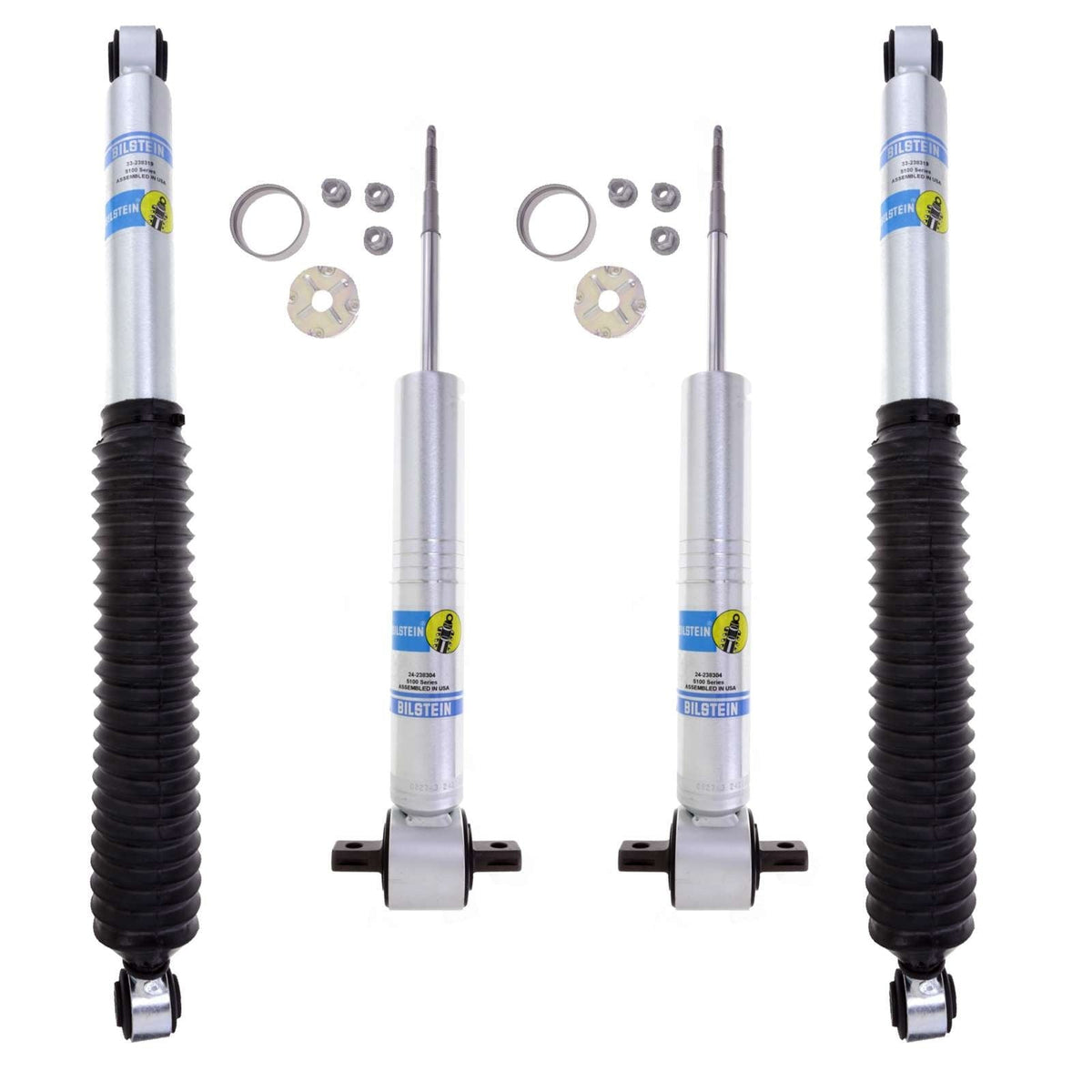 Bilstein 5100 Monotube Strut & Shocks Set for 2019-2024 Chevrolet Silverado 1500 4WD RWD w/0-2.5" lift