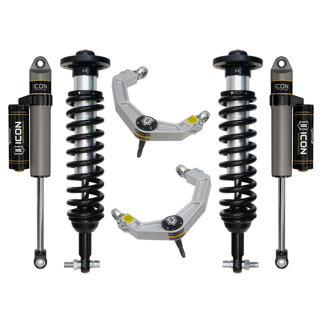 ICON K93123 Stage 3 Suspension System Billet UCA Ford F150 2WD 0-3" Lift