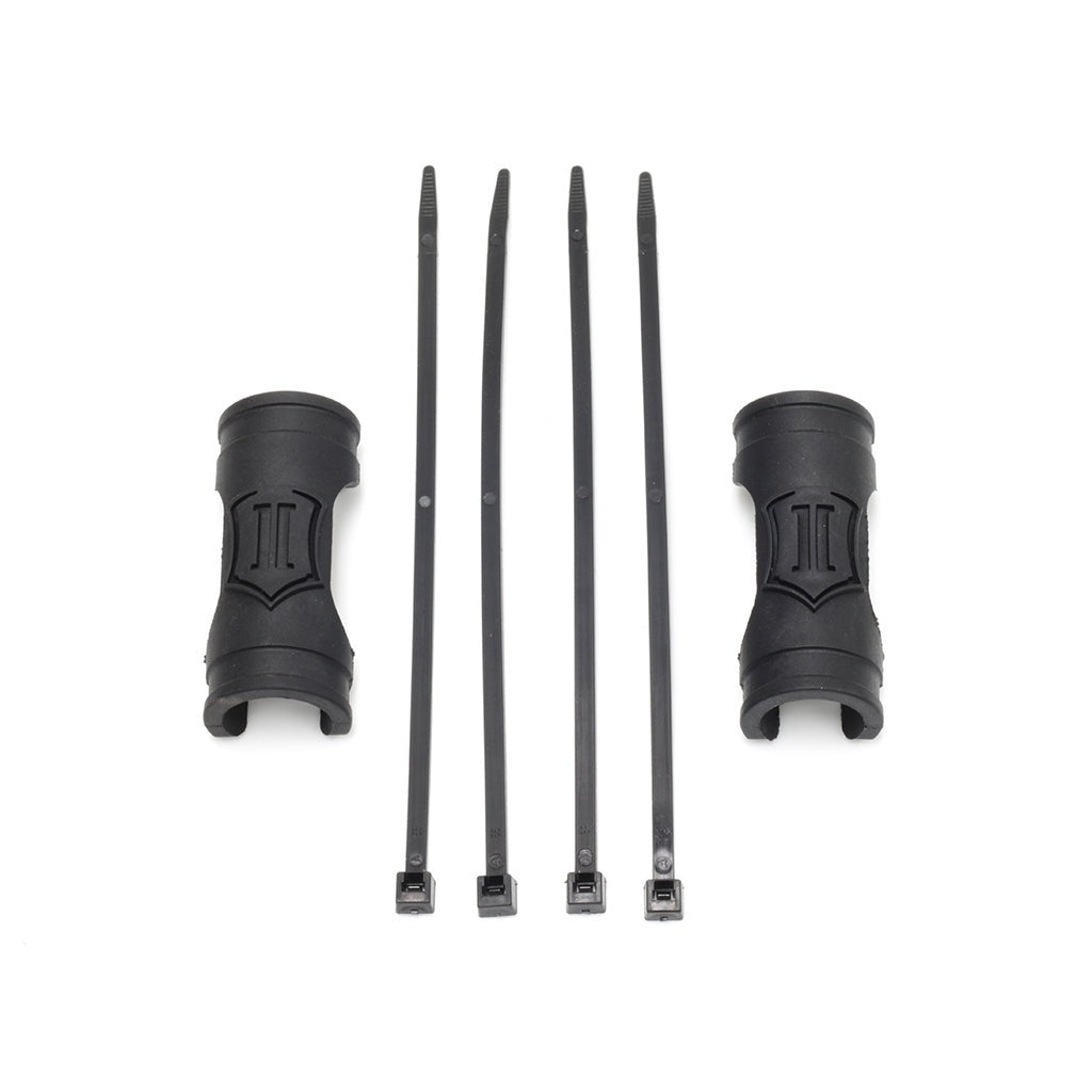 ICON 252012 -4 To -10 Shock Reservoir Hose Shield Kit