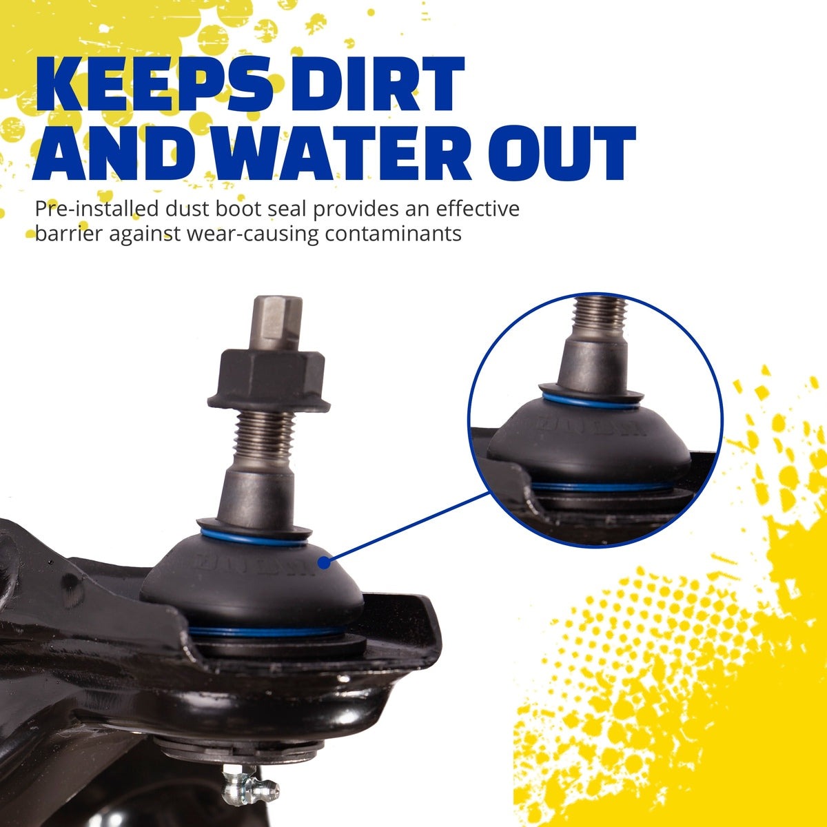 MOOG RK641533 Front Left Lower Control Arm and Ball Joint Assembly for Chrysler 300
