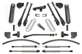Fabtech 8" 4 Link System w/Dirt Logic 2.25 Shocks Kit for 2017-2024 Ford F350 Super Duty 4WD w/8.0" lift