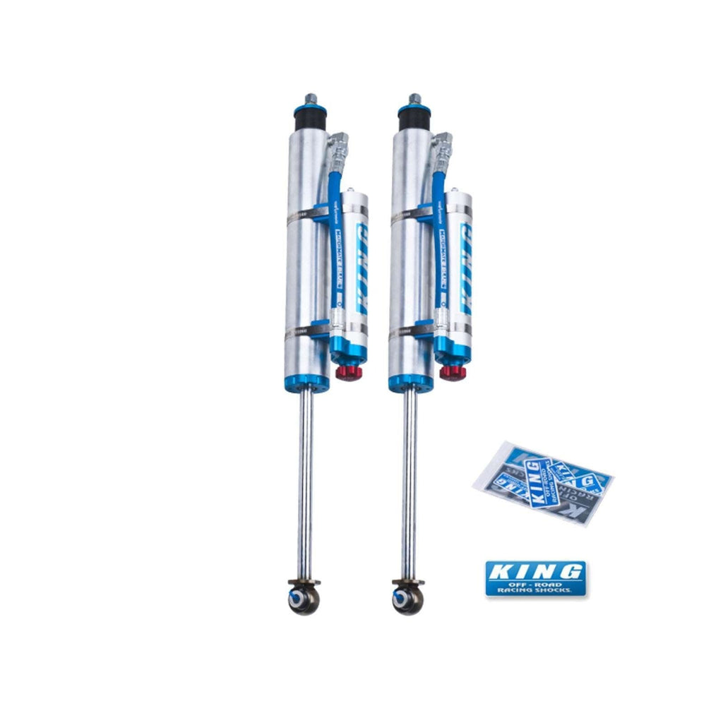 King Shocks 2.5 Performance Piggyback Shocks Front Pair for 1996-2006 Jeep Wrangler TJ 4WD