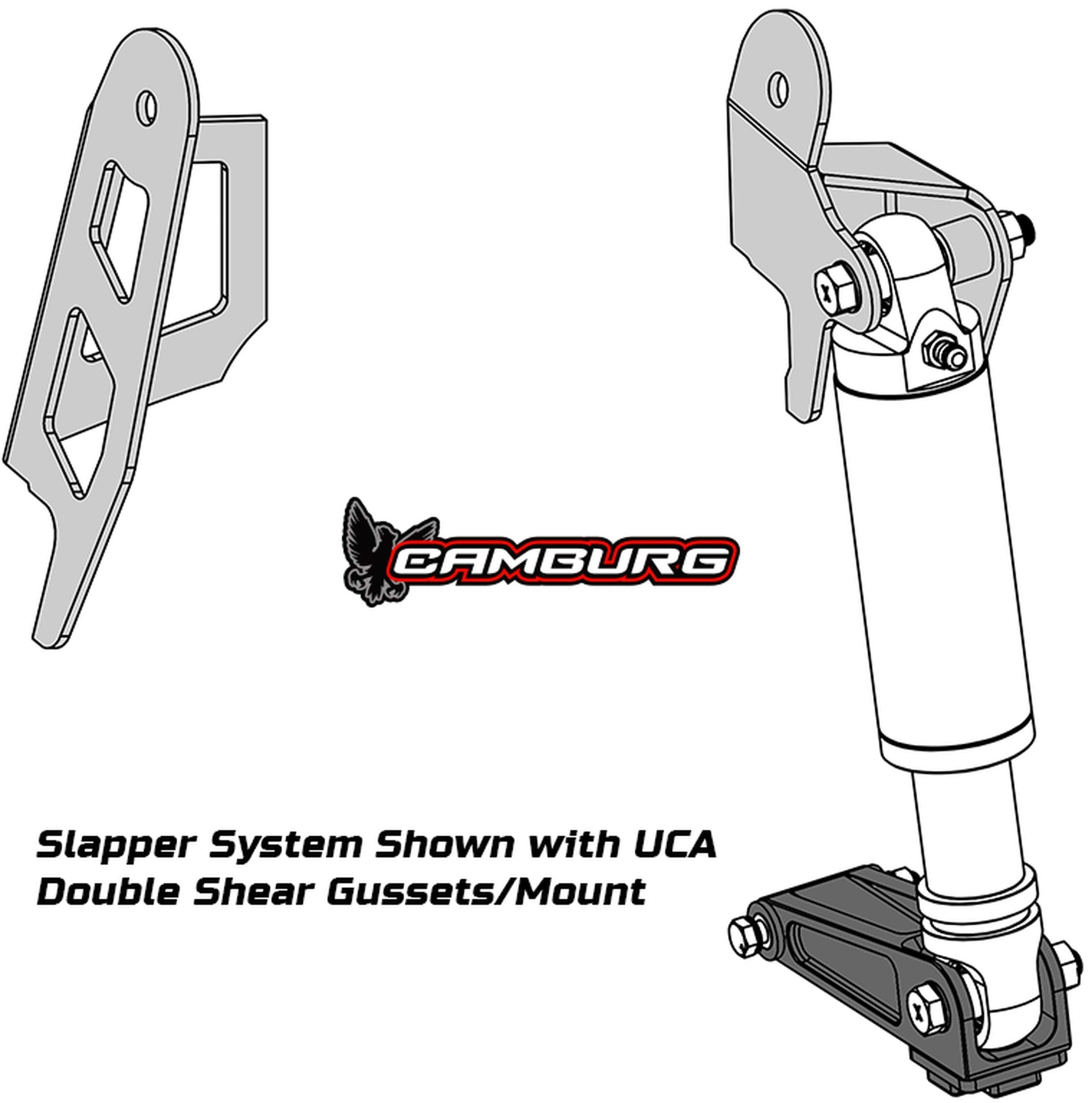 2.00" Front Slapper Bump Stop Kit w/ FOX 2.0 Bumps