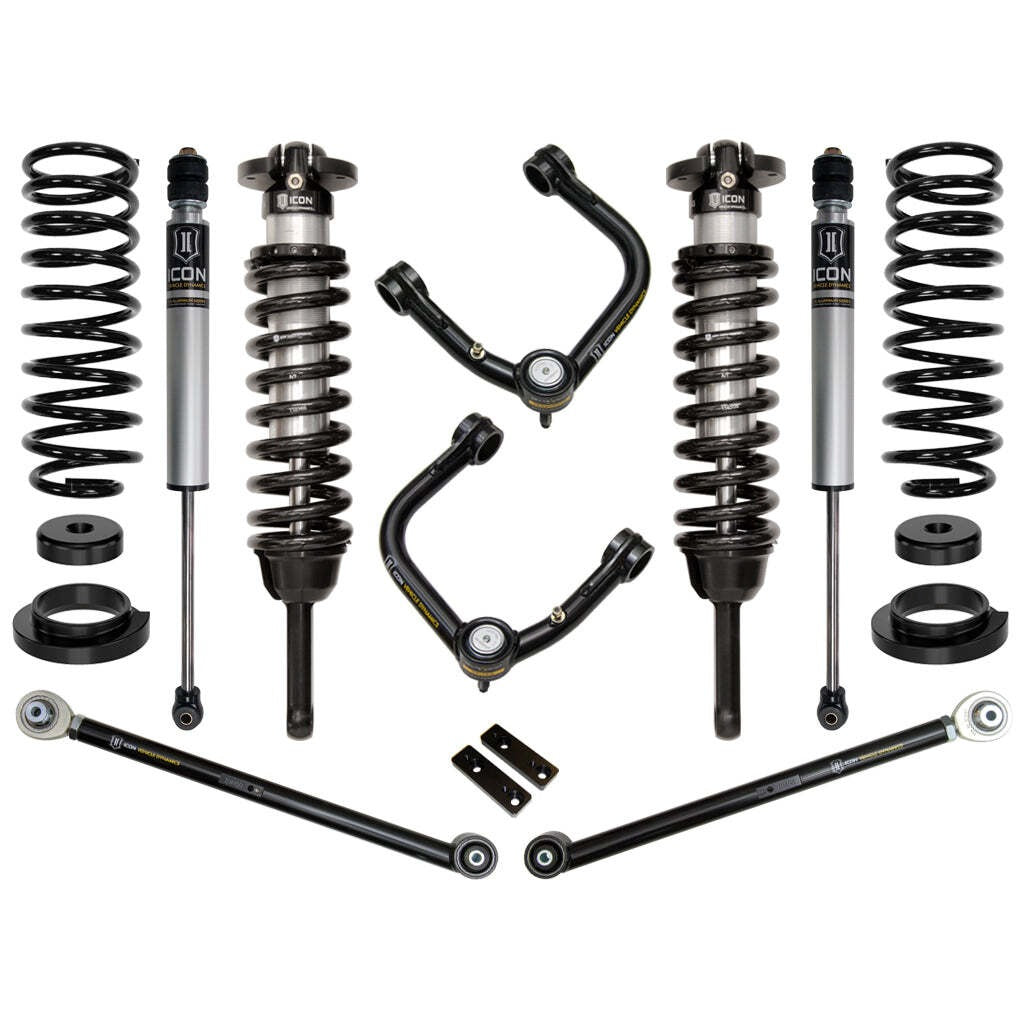 ICON K53173T Stage 3 Suspension System Tubular UCA Lexus GX470 0-3.5" Lift