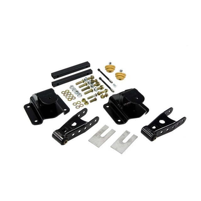 Belltech 6584 Leaf Spring Hanger Lowering Kit 4" Drop Leaf Spring Shackle & Hanger Kit (Front Hanger/Rear Shackle)