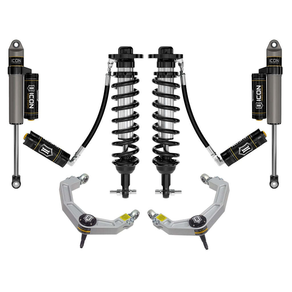 ICON K93124 Stage 4 Suspension System Billet UCA Ford F150 2WD 0-3" Lift