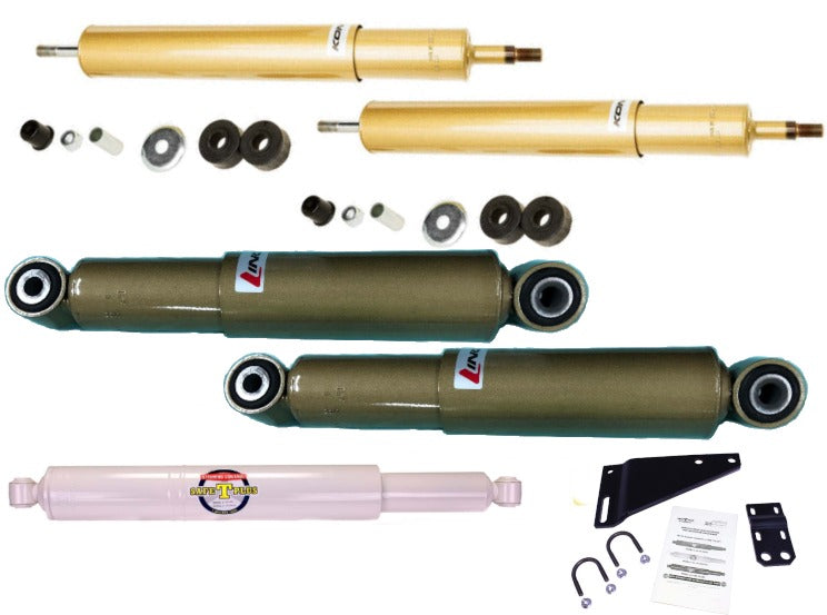 KONI FSD 4 RV Shock & Safe T Plus Steering Stabilizer Chevy Kodiak Chassis Eye to Eye Rear Axle