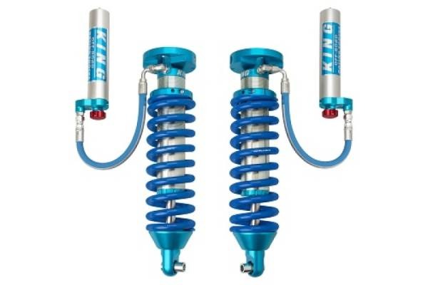 King Shocks 2.5 Performance Coilovers w/ Adjustable Remote Reservoir Front Pair for 2018-2021 Mitsubishi L200 4WD