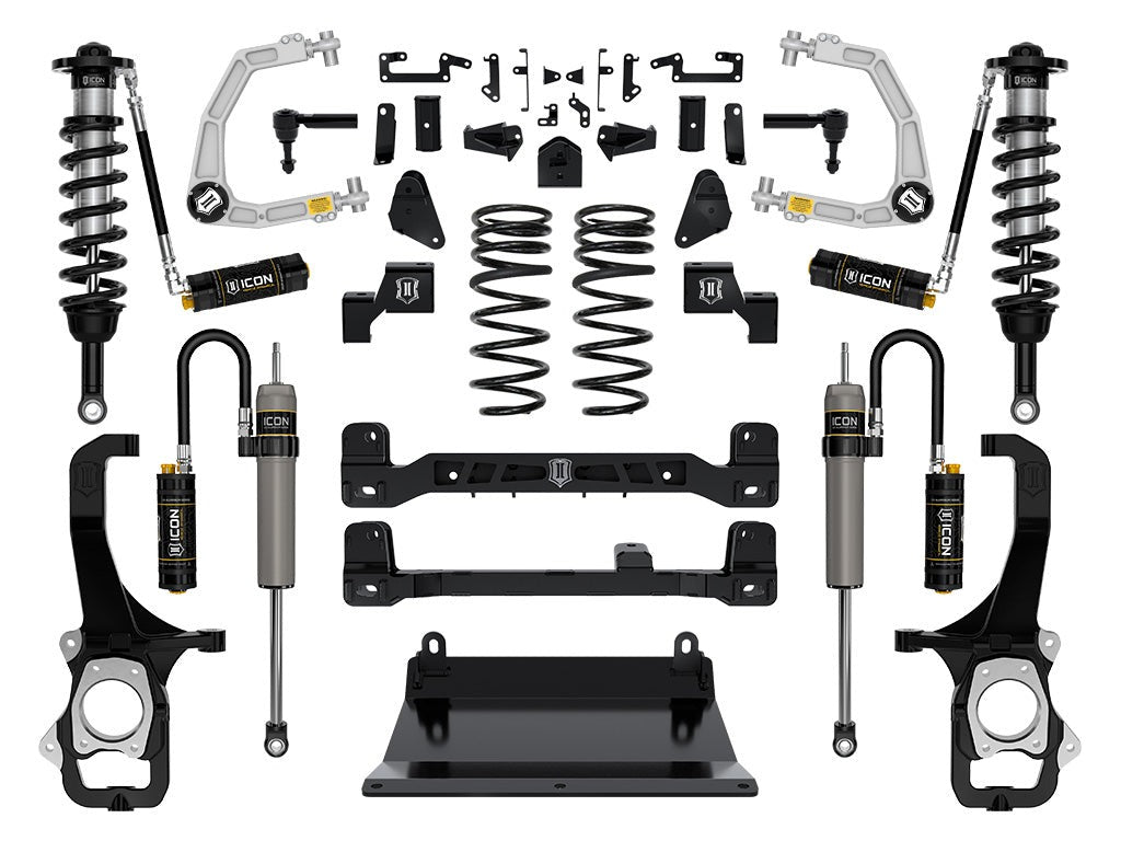 Icon 6" Stage 6 Suspension System Billet CDCV Kit for 2022-2024 Toyota Tundra Full Hybrid EV Gas